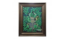 กรอบรูปภาพสีน้ำมันซ้อนไม้หลายชั้น